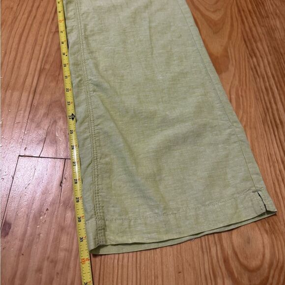 Pilcro and the Letterpress PILCRO Linen Blend Pants No 06 Light Green - Picture 5 of 12